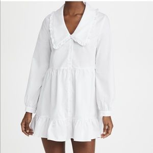 Re:Named white button down Dress
